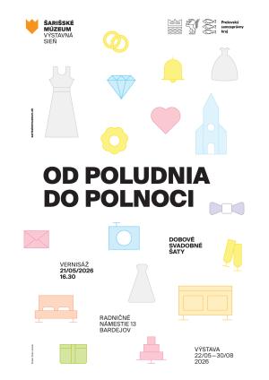 Plagát výstavy Od poludnia do polnoci